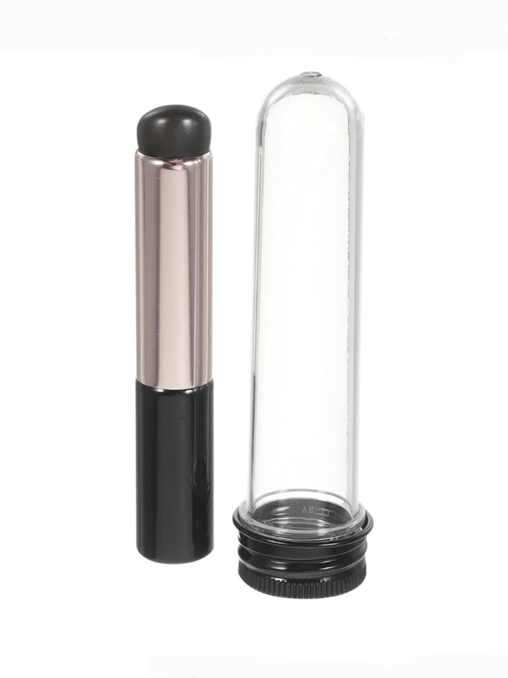 Cream Makeup Applicator Stick in Black Gold With Travel Case BNIB